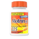 Motrin IB Ibuprofen 200mg δισκία, ταχείας δράσης πόνος Reliever & πυρετός Reducer, Over-the-Counter Ψυχρή Ιατρική για Πονοκέφαλο, Οσφυαλγία, Οδοντόκρεμα, Εμμηνορρυϊκές κράμπες & Ελαφρίτιδα Πόνος, 225 κόμης
