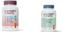 SmartyPants Women's Multivitamin Gummies, Sugar Free: Biotin, Methylfolate, Omega 3 (ALA), Vitamin D & Teen Guy Multivitamin Gummies: Omega 3 Fish Oil (EPA/DHA), Vitamin D3, C, Vitamin B12, B6