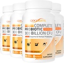 Probiotics for Women & Men, 300 δισεκατομμύρια CFU 11 Strains + Βιολογικά Φυτικά & Digestive Ένζυμα, Probiotic for Digestive Health, Gas & Bloating, Immune, Gut Health for Women & Men, Ράφι σταθερό, 240 Caps