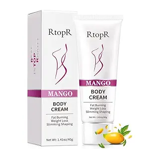 Εμπόδια Mango Αντικυτταρίτιδα Απώλεια βάρους Λιποθυμία Κρέμα Στομάχι λίπος καύση φυσικά συστατικά πόδια, τα χέρια, Thigh και Waist λίπος, Αντικυτταρίτιδα, Γρήγορη Αδυσώπητα γυναίκες [πακέτο των 2] 40 Gm