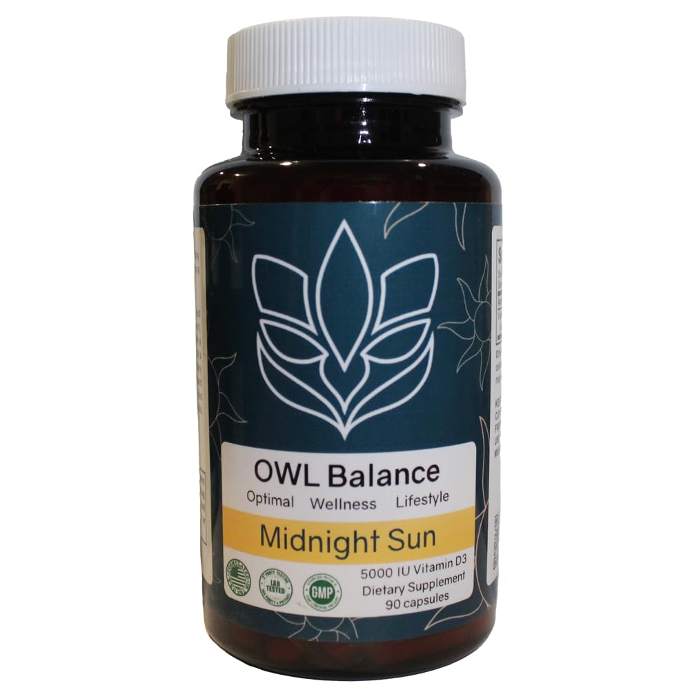 Midnight Sun D3, ένα Premium συμπλήρωμα βιταμίνης D3 Σχεδιασμένο για να υποστηρίξει τη συνολική υγεία και την ευεξία σας.