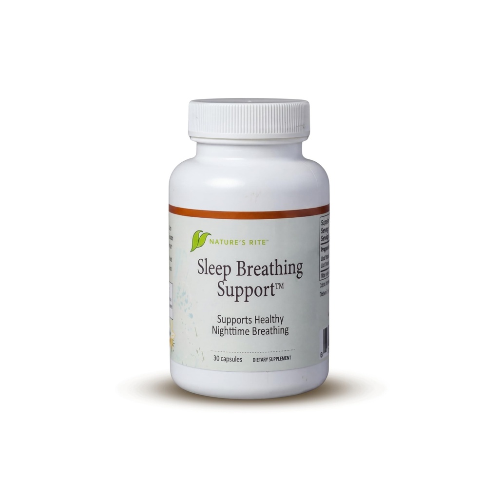 Nature's Rite Sleep Breathing Support - Φυσική βοήθεια για καλύτερο ύπνο, βελτίωση της αναπνοής μοτίβο, 30 κάψουλες, όλα τα φυσικά φυτικά συστατικά, Made in USA