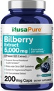 NusaPure Bilberry Extract 5.000mg 200 χορτοφαγικά καλύμματα (Non-GMO, Vegan)