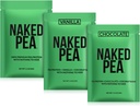 Γυμνό Vegan δείγμα Pea Pea, Pea σοκολάτας, και Vanilla Pea