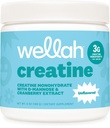 Wellah Creatine for Women (50 Servings, Unflavored) - Κρεατίνη Μονοένυδρη με Dandelion & Cranberry Extract