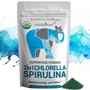 Chlorella Spirulina σε σκόνη οργανική σκόνη Super Greens και smoothie Mix 