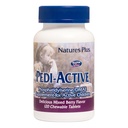 NaturesPlus Pedi-Active LECI-PS, DMAE Complex - 120 Μασώμενα δισκία - Μικτή γεύση μούρου - Παιδική Chewable συμπλήρωμα, προωθεί την υγεία του εγκεφάλου, εστίαση - χορτοφαγικά, χωρίς γλουτένη - 60 εξυπηρετήσεις