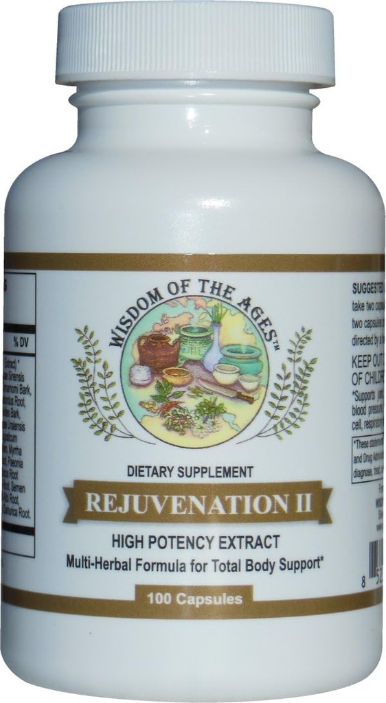 REJUVENATION II Multi-Herbal συμπλήρωμα για την ολική υποστήριξη του σώματος! 100 Καψάκια