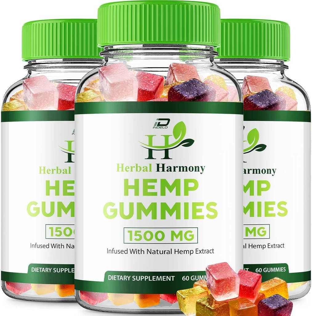 Βότανο Αρμονία Gummies για άνδρες και γυναίκες - Βότανο Αρμονία Gummy, Βότανο Αρμονία Εμπλουτισμένο με εκχύλισμα κάνναβης, Βότανο Αρμονία Φυσικό Hemp Supplement Κριτικές (3 Pack - 180 Gummies)