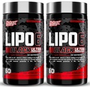 Nutrex έρευνα Lipo-6 μαύρο εξαιρετικά συμπυκνωμένο θερμογόνο συμπλήρωμα καύση λίπους, αύξηση απώλεια βάρους, ενέργεια & έντονη εστίαση 120 χάπια διατροφής