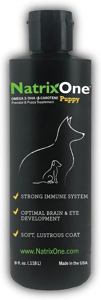 100% καθαρό έλαιο Camelina για κουτάβια, 8 oz - Puppy ανοσοποιητικό σύστημα και γνωστική ανάπτυξη Booster, Προστατευτική φροντίδα - Ωμέγα 3 από NatrixOne