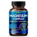 Συγκρότημα μαγνησίου 8.600mg - x8 Δύναμη με Ashwagandha + Ginkgo Biloba - Χαλαρώστε & Αποκαταστήστε, Ξεκούραστος Ύπνος - ΗΠΑ Κατασκευασμένο & Δοκιμασμένο (150 Count (Pack of 1))