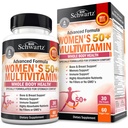 Daily Multivitamin for Women 50 & Over – Memory Support Supplement – Promotes Stress Reduction & Healthy Immune Response – Women's Multivitamin Supplement Designed for Stomach Comfort - 60 Capsules