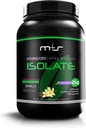 M+S 100% Grass Fed - Hydrolyzed Whey Protein Isolate Powder - Χωρίς γλουτένη, γρήγορη απορρόφηση, Easy Digesting, Stevia Sweeted (Βανίλια, 2.05 Lb)