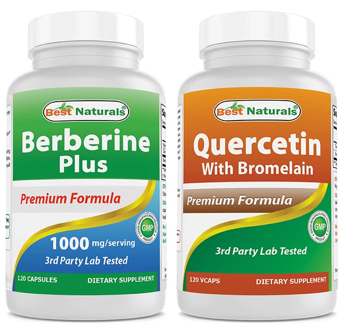 Best Naturals Berberine Plus 1000mg & Quercetin με Bromelain