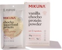 Mikuna Chocho Superfood Protein, Plant-based Protein Powder, Travel Packs - Vegan, Gluten Free, 3g Net Carbs ή λιγότερο, και Bioδιαθέσιμη, Μη-Isolate (8 εξυπηρετούν, Vanilla)