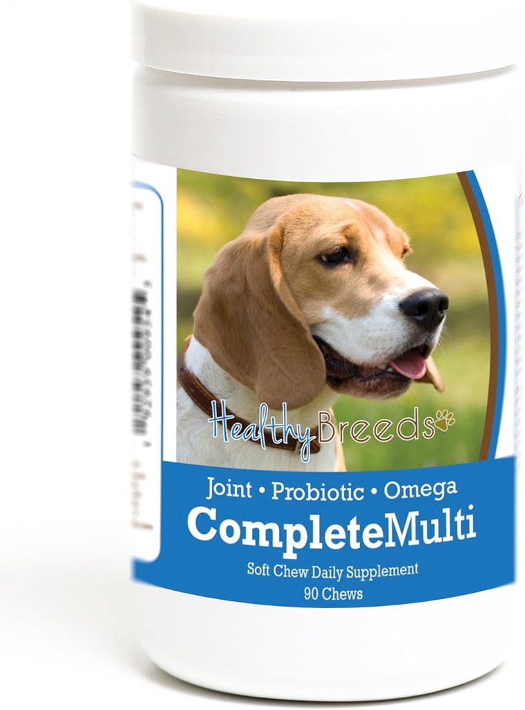 Υγιείς Φυλή Beagle Όλα σε μια πολυβιταμίνη μαλακό μάσημα 90 κόμη