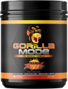 Gorilla Mind Pre Workout - Μαζικές Αντλίες Laser Focus Energy Power - L-Citrulline, Creatine, L-Tyrosine, Betaine, Hydroprime, Alpha-GPC, 400mg Caffeine, Huperzine A - 796g (Orange Rush)