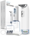 Ear Wax Removal Kit, 360°Electric Ear Cleaner, Ear Cleaning Kit with 4 Water Pressure Modes, Earwax Removal Kit for Safe Ear Irrigation Flushing System w/8 Irrigation Tips, Low Noise, IP65 Waterproof