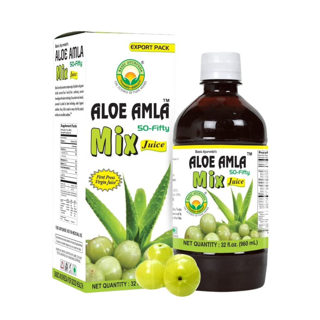 Basic Ayurveda Aloe Amla Mix Juice 