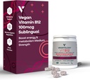 Vegan Vitamin B12 Sublingual Supplement — για Μεταβολισμό & Ενέργεια, Βιταμίνες & Συμπληρώματα Υγείας — (60 δισκία)