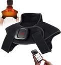 Comfytemp Cordless Θέρμανση Pad Δόνηση Massager για Neck & Shoulder Pain Relief Δώρα για την Ημέρα των Πατέρων, 2.42lb Ζυγισμένη περιτύλιξη θερμότητας, 3-8H διάρκεια ζωής μπαταρίας, APP θερμαντήρα Neck ελέγχου