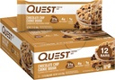 Quest Nutrition Chip Dough Cookie Protein Bars, 21g Protein, 1g Sugar, 4g Net Carb, Χωρίς γλουτένη, Keto Friendy, 12 Count