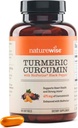 NatureWise Turmeric Curcumin 500mg με Black Pepper Softgels - Επιπλέον δύναμη, ενισχυμένη απορρόφηση - 95% Curcuminoids & BioPerine για ανοσοποιητική υποστήριξη - Χωρίς γλουτένη, Μη ΓΤΟ - 90 Count[3-Month Supply]