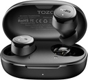 TOZO Ασύρματα ακουστικά Build in Mic Clear Calls Ergonomic Light Weight Bluetooth 5.3 in Ear Ακουστικά Αδιάβροχα Premium Στερεοφωνικά Ήχου Buds 30H Playtime with 32 EQs via APP