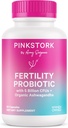 Pink Stork Fertility Support Probiotics for Women with Ashwagandha for Vaginal Health, Conception, pH Balance, Hormone Balance, and Gut Flora, Συμπληρώματα γονιμότητας για γυναίκες, 30 κάψουλες
