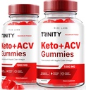 rize labs (Συσκευασία 2 Trinity Keto + ACV Gummies για Σύνθετη απώλεια βάρους, Premium Keto Plus ACV Formula, Όλα τα φυσικά συμπλήρωμα μηλίτη μήλου, Gummy 500 mg κριτική (120 Gummies)