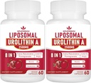 Liposomal Urolithin A συμπλήρωμα 2500mg, Ενισχύστε την ενέργεια, 60Κάψουλες