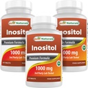 Best Naturals Inositol 1000 mg 120 δισκία (120 Count (Pack of 1)) (120 Count (Packf of 3))