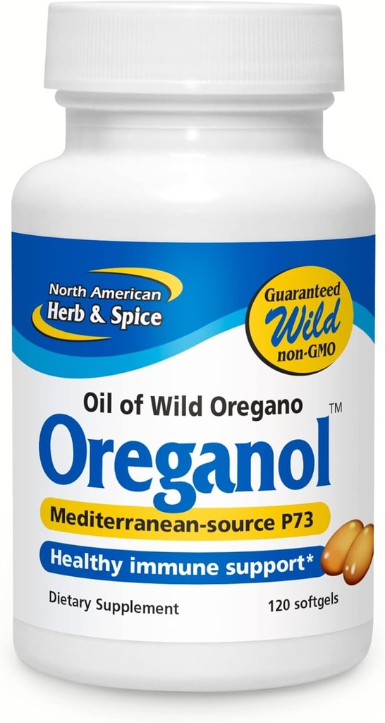 North American Herb and Spice, Oreganol P73 Softgels, 120 Count