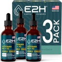 E2H ΓΗ ΓΙΑ ΤΟΥΣ ΑΝΘΡΩΠΟΥΣ Βιταμίνη D3 & K2 συμπλήρωμα για την υποστήριξη του ανοσοποιητικού - Υγρή Βιταμίνη D3 5000 IU - Κατασκευάζεται στις ΗΠΑ 