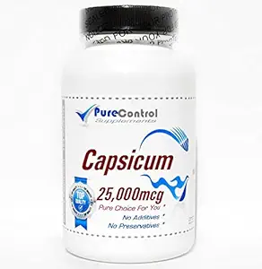 Capsicum 25.000mcg // 200 Κάψουλες // Καθαρό // με PureControl Συμπληρώματα