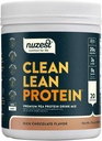 Nuzest - Pea Protein Powder - Καθαρή πρωτεΐνη Lean, Premium Vegan Plant Based Protein Powder, χωρίς γαλακτοκομικά, Χωρίς γλουτένη, GMO Free, Protein Shake, Πλούσια σοκολάτα, 20 μερίδες, 1,1 lb
