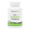 NaturesPlus PRO Super K Complex - 60 Capsules - Promotes Healthy Calcium Metabolism - Includes Vitamins K1 & K2 - Non-GMO, Vegan & Gluten Free - 60 Servings