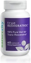 NatureCity TrueResveratrol – Resveratrol Supplement & Anti-Aging Support with 75mg Trans-Resveratrol (98% Pure Veri-te) for Heart, Immune, Bone & Cognitive Health | 60 Veggie Capsules