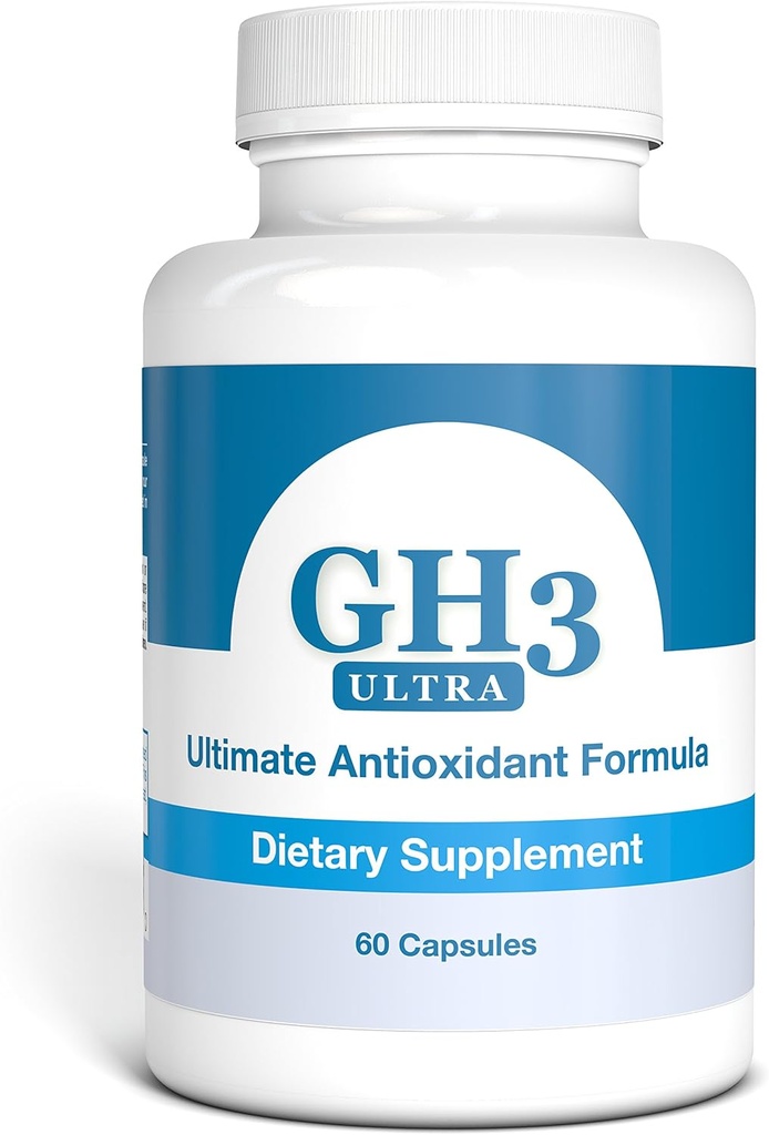 Nattura G-H3 Ultra, Ultimate Antioxidant Formula - Νέο, βελτιωμένο σύμπλεγμα κατά της γήρανσης (Ginkgo Biloba, R-Alpha Lipoic Acid, Coenzyme Q10, Acetyl L-καρνιτίνη, Βιταμίνη B6) - 60 Caps