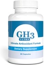 Nattura G-H3 Ultra, Ultimate Antioxidant Formula - Νέο, βελτιωμένο σύμπλεγμα κατά της γήρανσης (Ginkgo Biloba, R-Alpha Lipoic Acid, Coenzyme Q10, Acetyl L-καρνιτίνη, Βιταμίνη B6) - 60 Caps