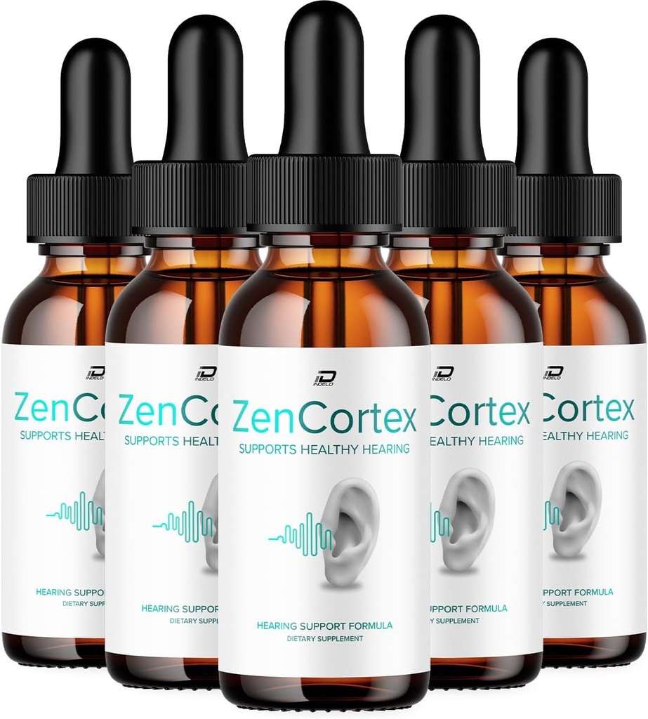 ZenCortex εμβοές αυτιών - ZenCortex 24, Zen Cortex Υγρές σταγόνες, ZenCortex Κριτικές, ZenCortex σταγόνες για την ανακούφιση αυτιών (5 πακέτο - 5 μήνες προμήθεια)