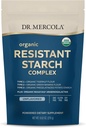 Dr. Mercola Organic Resistant Starch Complex - Supports Gut & Immune Health - Organic Green Banana, Tigernut Flour & Potato Starch - Χωρίς γλουτένη & χωρίς σόγια - Χωρίς γεύση - 9,52 oz (30 σερβιέτες)