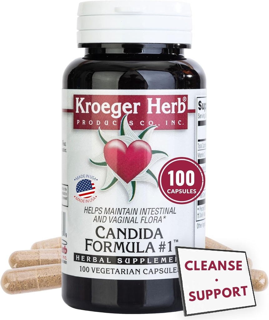 Kroeger Herb Candida Formula No 1 Κάψουλες, 100 κόμης