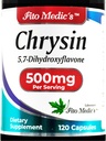 FITO MEDIC'S - Chrysin - 500mg- με - Πάθος Λουλούδι - 120 κάψουλες, Εξαιρετικά υψηλή απορρόφηση s.