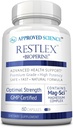 Approved Science Restlex - 420 mg Magnesium Glycinate Blend, L-theanine 200 mg - 60 Capsules