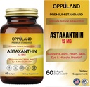 Astaxanthin 12mg | 60 Softgels | Supports Joint, Heart, Skin and Muscle Health