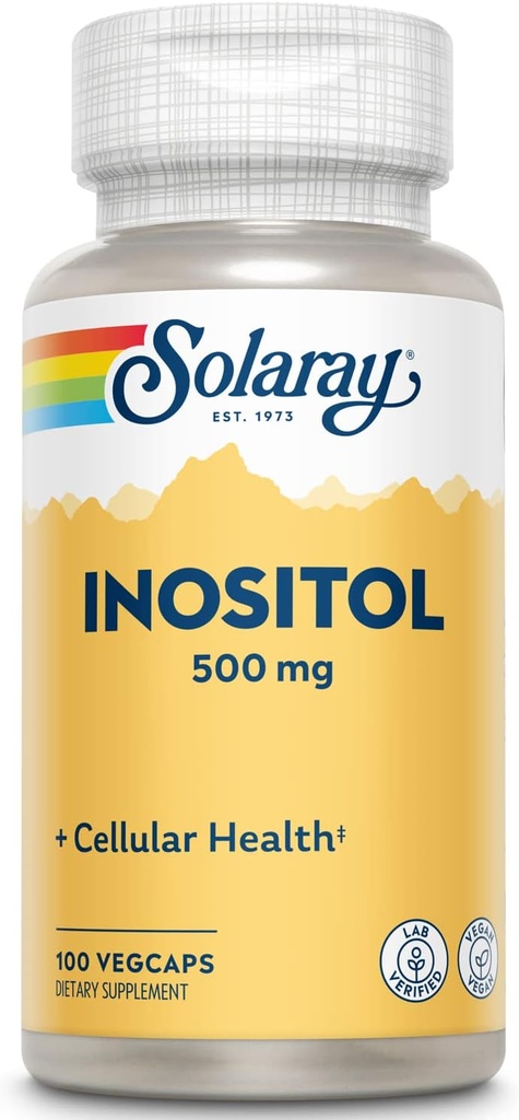 SOLARAY Inositol 500 mg Κάψουλες 