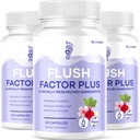 (3 Pack) Flush Factor Plus - Επίσημη Flush Factor Plus κάψουλες, FlushFactorPlus κριτική, Flush FactorPlus συμπλήρωμα υποστήριξης χάπια, FlushFactor Plus όλα τα φυσικά συστατικά, 180 κάψουλες για 3 μήνες