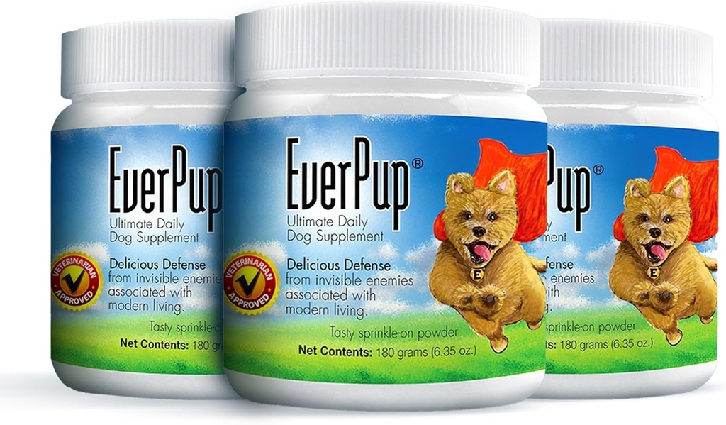 EverPup Multivitamin Dog Supplement - Γλυκοσομίνη & Αποπτογόνα για την υγεία των αρθρώσεων + Προβιοτικά & Προβιοτικά με ένζυμα για την πέψη